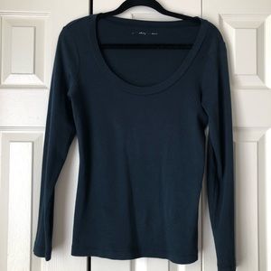 Blue Long Sleeve Tee